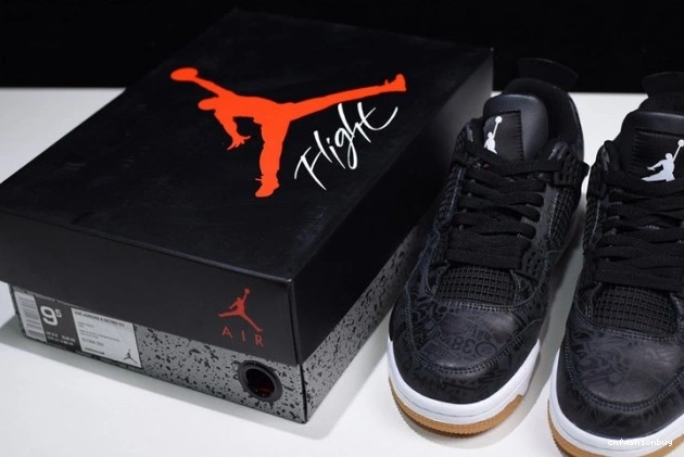 4 Laser CI1184-001 Jordan Air Black Retro 0810
